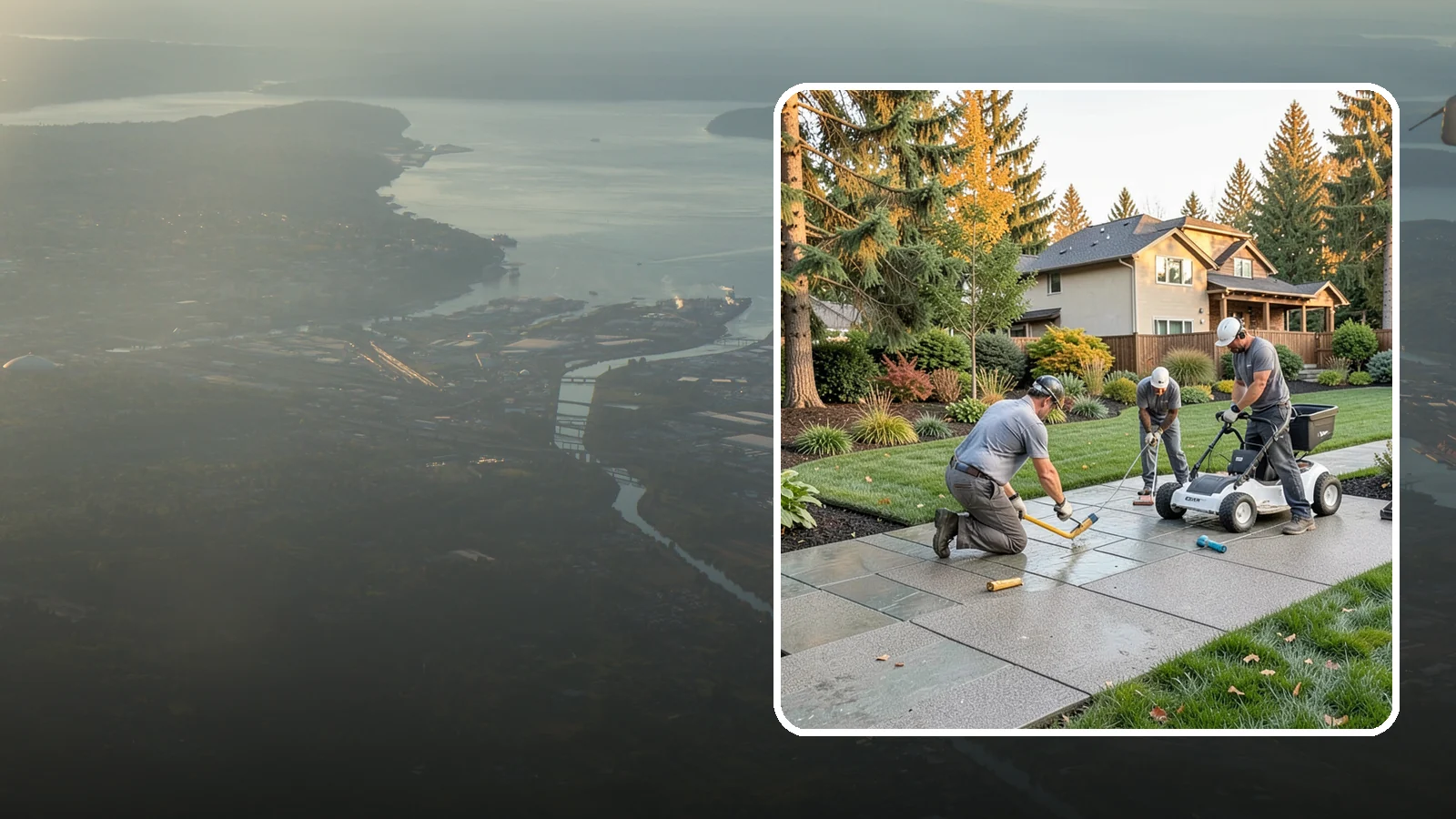 Exposed Aggregate Concrete in Fife, Pierce County, WA - We finish exposed aggregate concrete that delivers natural texture and exceptional slip resistance for rainy climates.