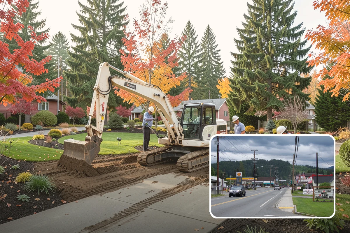 Exposed Aggregate Concrete in Granite Falls, Snohomish County, WA - Naturally textured surface offers superior wet-weather grip