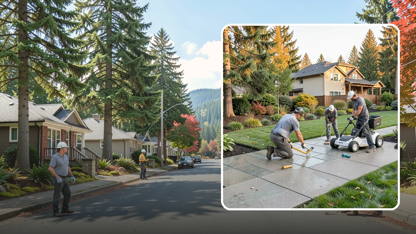 Exposed Aggregate Concrete in Hunts Point, King County, WA - We finish exposed aggregate concrete that delivers natural texture and exceptional slip resistance for rainy climates.