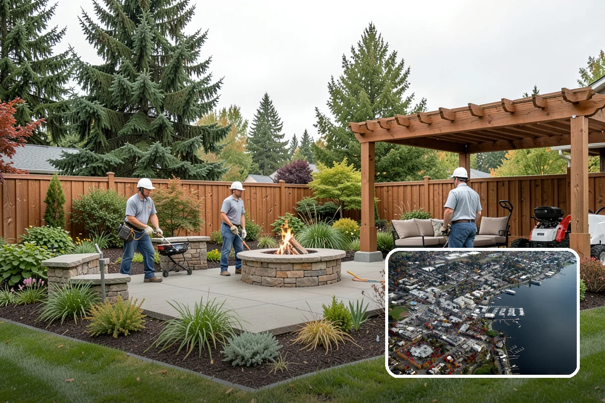 Exposed Aggregate Concrete in Kirkland, King County, WA - Naturally textured surface offers superior wet-weather grip