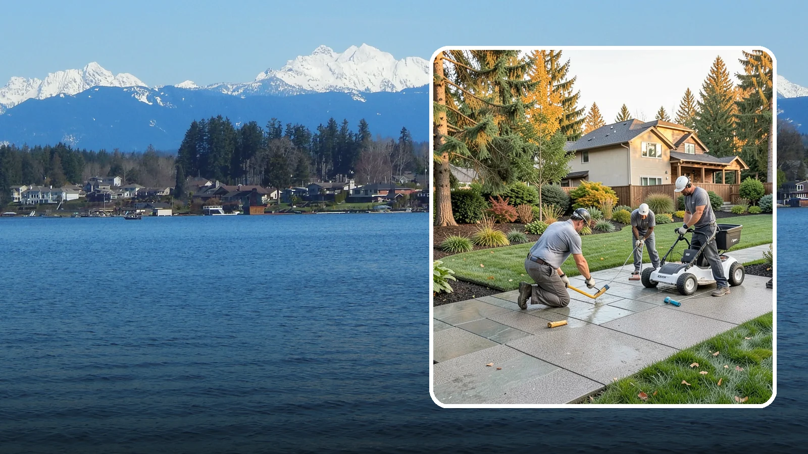 Exposed Aggregate Concrete in Lake Stevens, Snohomish County, WA - We finish exposed aggregate concrete that delivers natural texture and exceptional slip resistance for rainy climates.