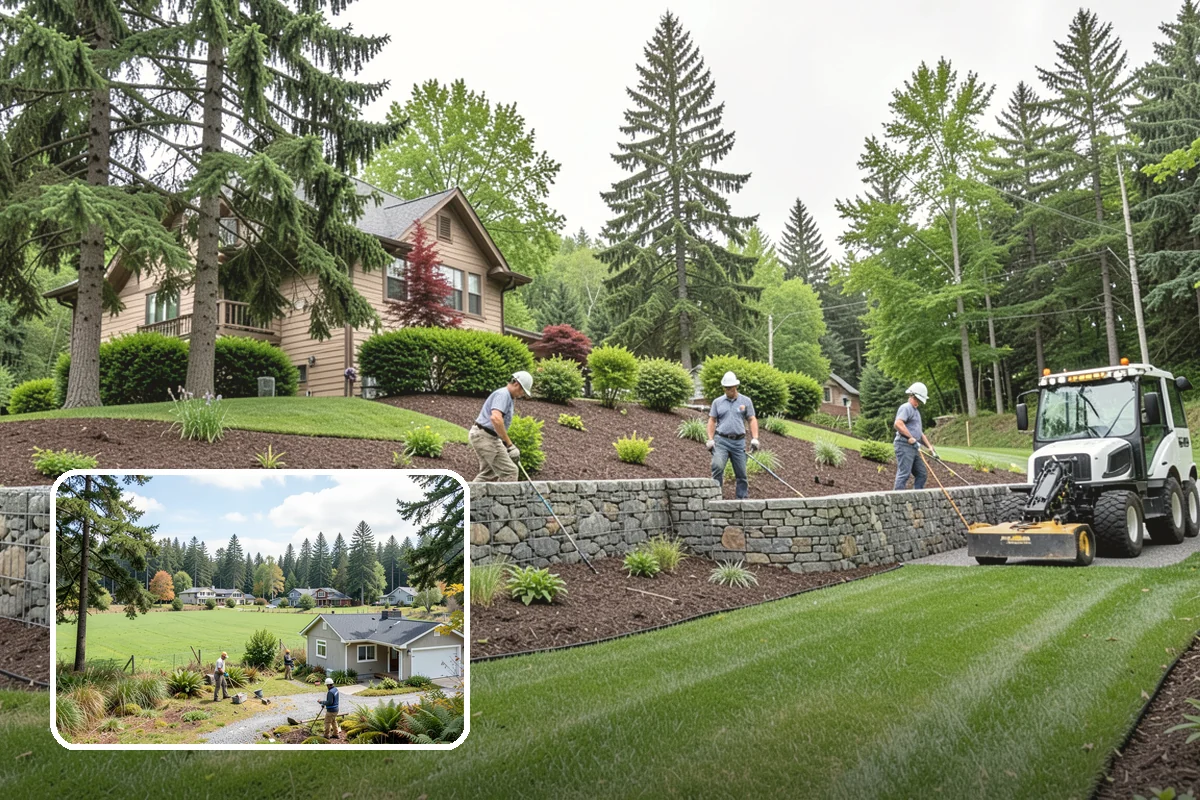 Exposed Aggregate Concrete in Lyman, Skagit County, WA - Naturally textured surface offers superior wet-weather grip