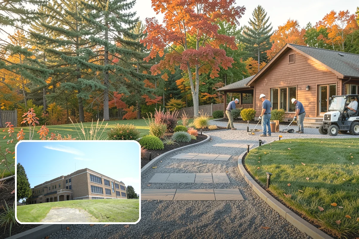 Exposed Aggregate Concrete in Maple Valley, King County, WA - Naturally textured surface offers superior wet-weather grip