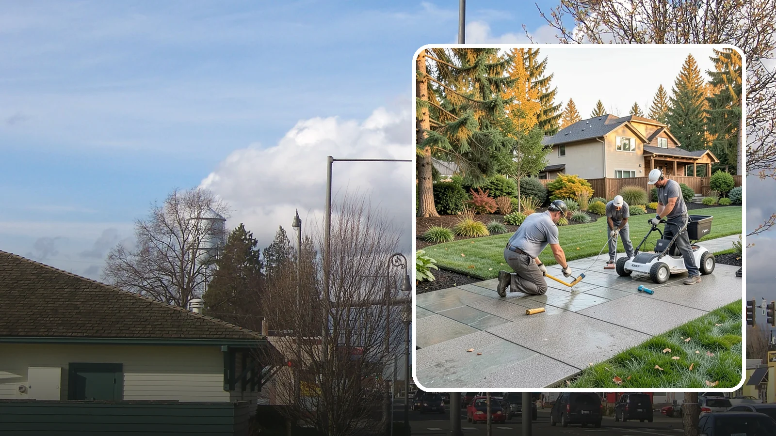 Exposed Aggregate Concrete in Marysville, Snohomish County, WA - We finish exposed aggregate concrete that delivers natural texture and exceptional slip resistance for rainy climates.