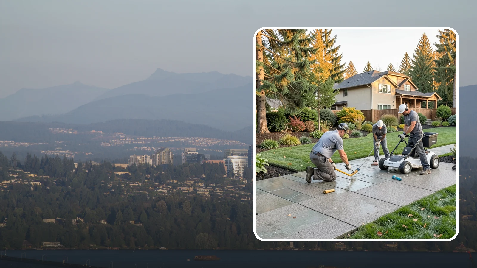 Exposed Aggregate Concrete in Medina, King County, WA - We finish exposed aggregate concrete that delivers natural texture and exceptional slip resistance for rainy climates.