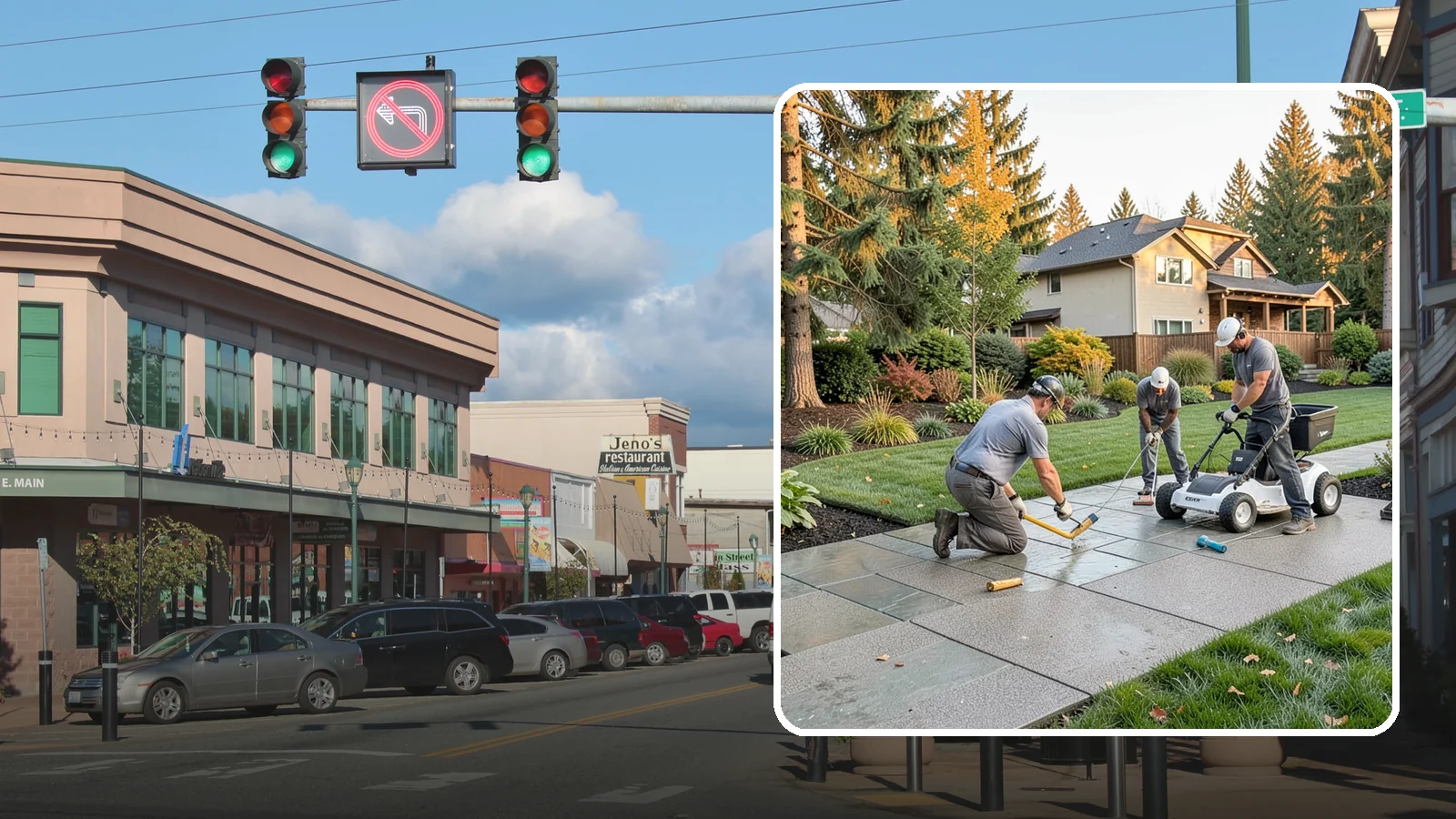 Exposed Aggregate Concrete in Monroe, Snohomish County, WA - We finish exposed aggregate concrete that delivers natural texture and exceptional slip resistance for rainy climates.