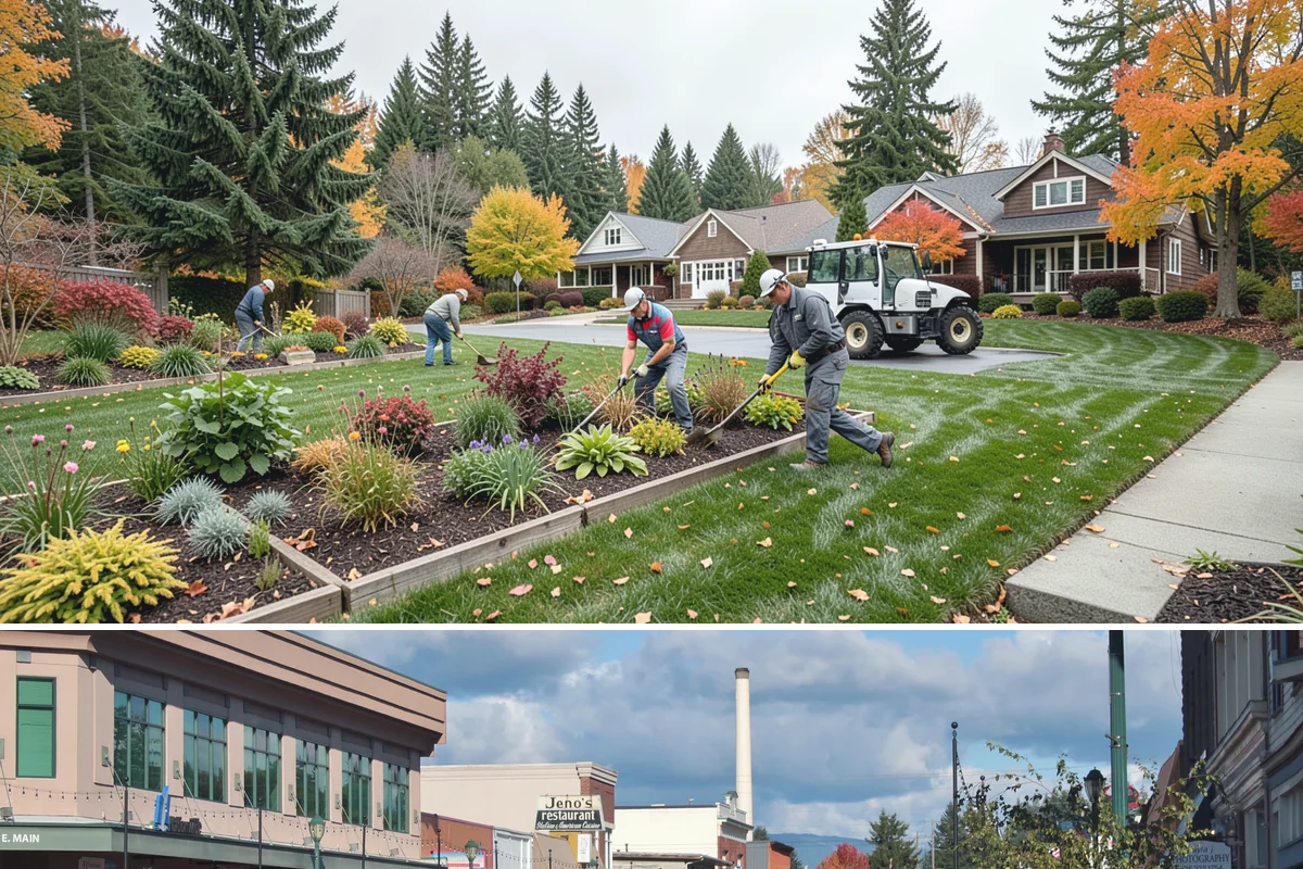 Exposed Aggregate Concrete in Monroe, Snohomish County, WA - Warm, dry summer weather gives the precise cure timing needed to expose aggregate evenly and seal it before rain returns.