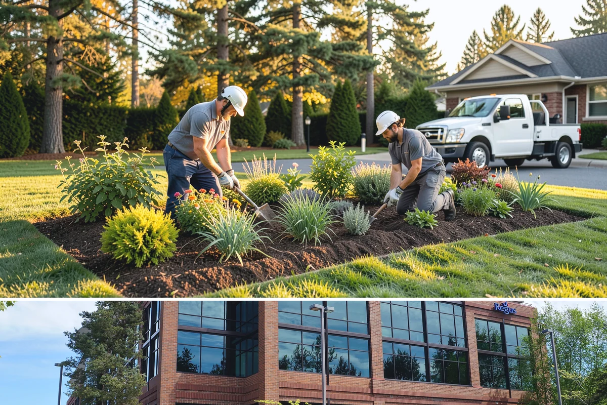 Exposed Aggregate Concrete in Mountlake Terrace, Snohomish County, WA - Warm, dry summer weather gives the precise cure timing needed to expose aggregate evenly and seal it before rain returns.