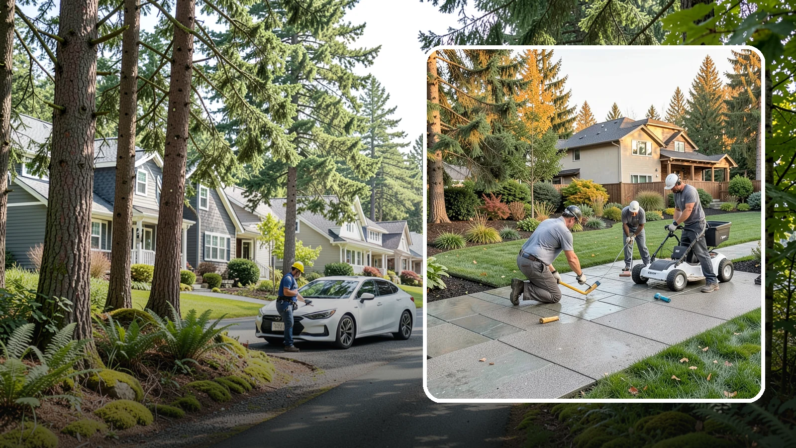 Exposed Aggregate Concrete in Normandy Park, King County, WA - We finish exposed aggregate concrete that delivers natural texture and exceptional slip resistance for rainy climates.