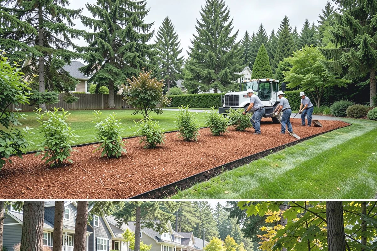 Exposed Aggregate Concrete in Normandy Park, King County, WA - Warm, dry summer weather gives the precise cure timing needed to expose aggregate evenly and seal it before rain returns.