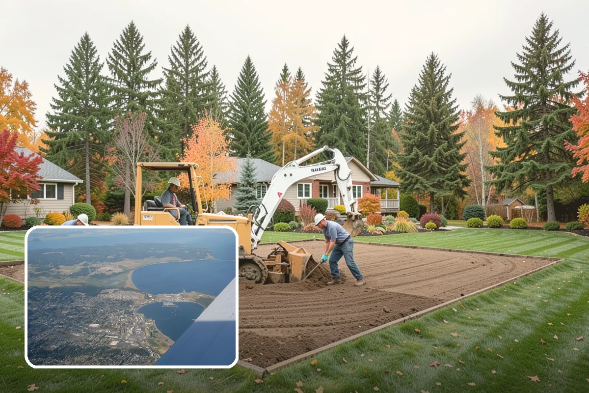 Exposed Aggregate Concrete in Oak Harbor, Island County, WA - Naturally textured surface offers superior wet-weather grip