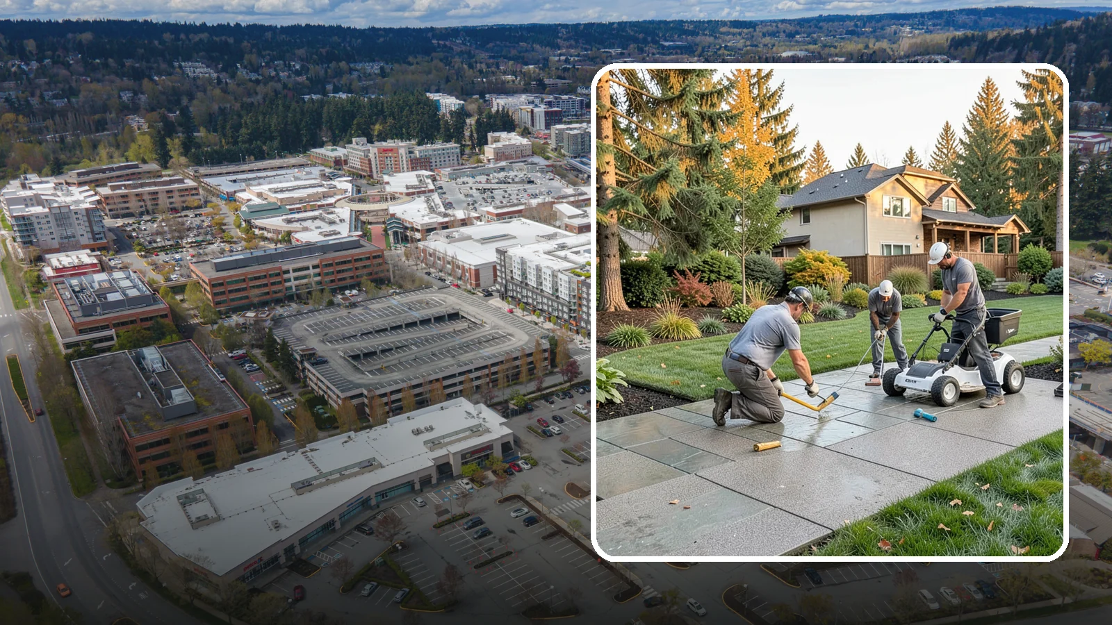 Exposed Aggregate Concrete in Redmond, King County, WA - We finish exposed aggregate concrete that delivers natural texture and exceptional slip resistance for rainy climates.