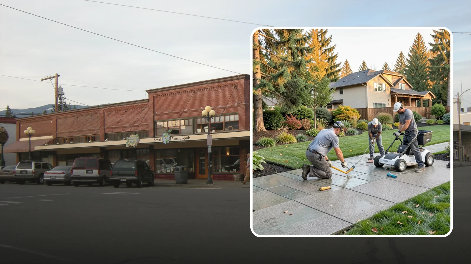 Exposed Aggregate Concrete in Sedro-Woolley, Skagit County, WA - We finish exposed aggregate concrete that delivers natural texture and exceptional slip resistance for rainy climates.