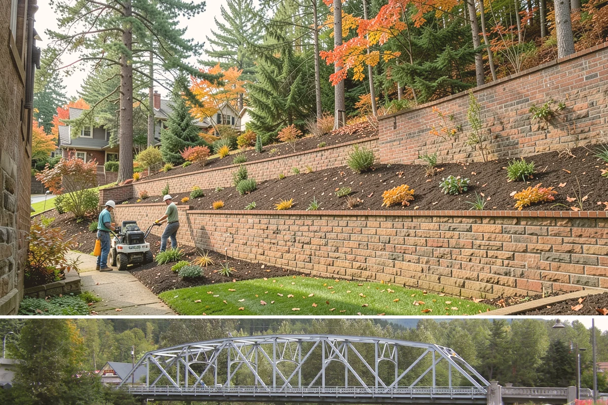 Exposed Aggregate Concrete in Skykomish, King County, WA - Warm, dry summer weather gives the precise cure timing needed to expose aggregate evenly and seal it before rain returns.