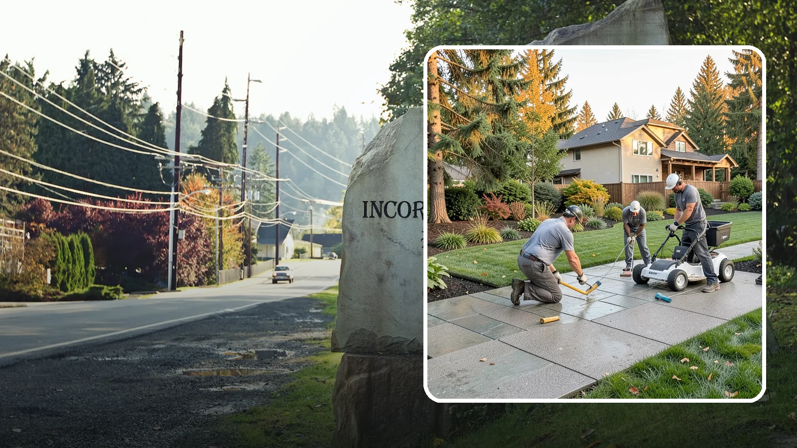 Exposed Aggregate Concrete in Wilkeson, Pierce County, WA - We finish exposed aggregate concrete that delivers natural texture and exceptional slip resistance for rainy climates.