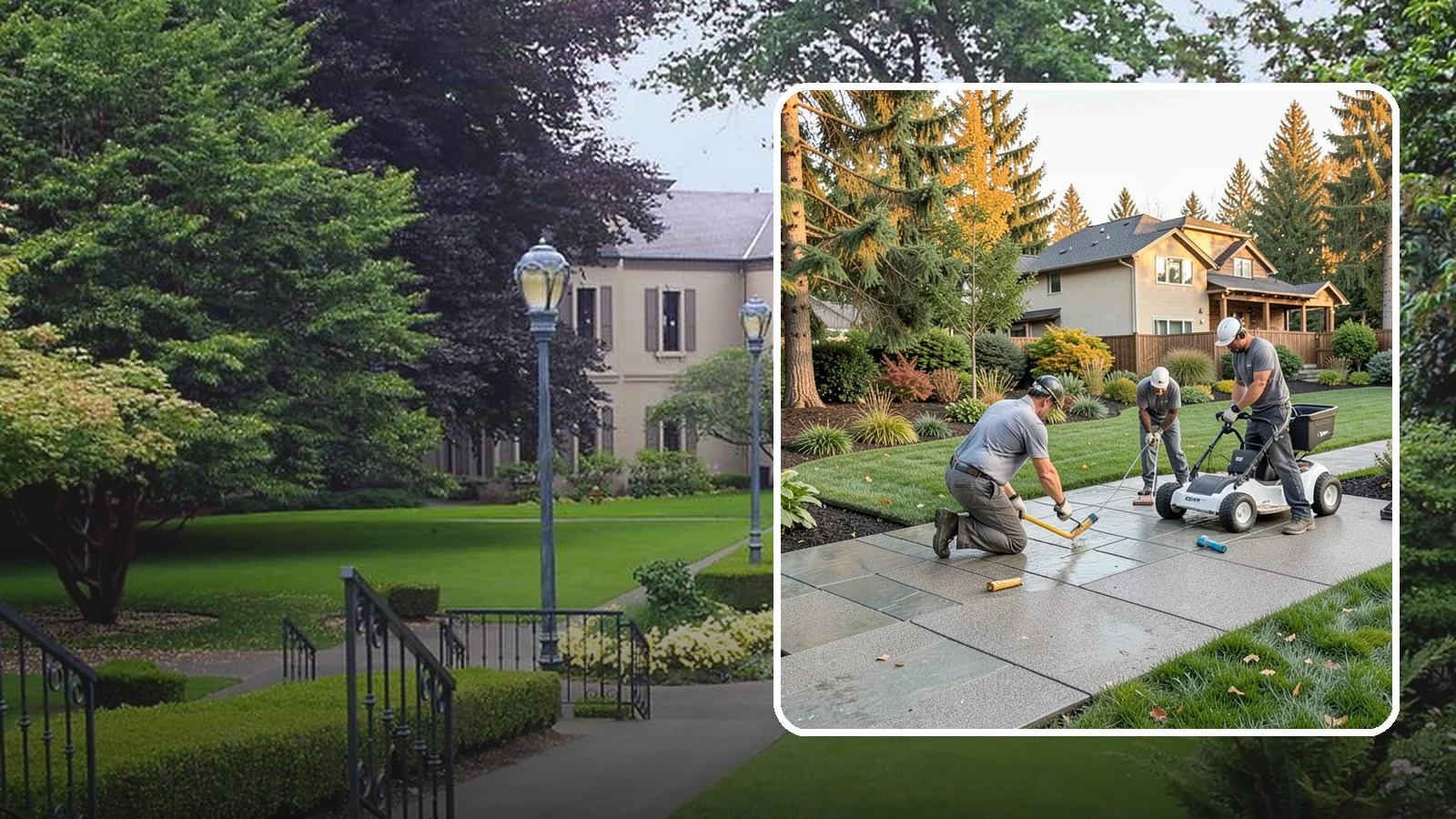 Exposed Aggregate Concrete in Woodinville, King County, WA - We finish exposed aggregate concrete that delivers natural texture and exceptional slip resistance for rainy climates.