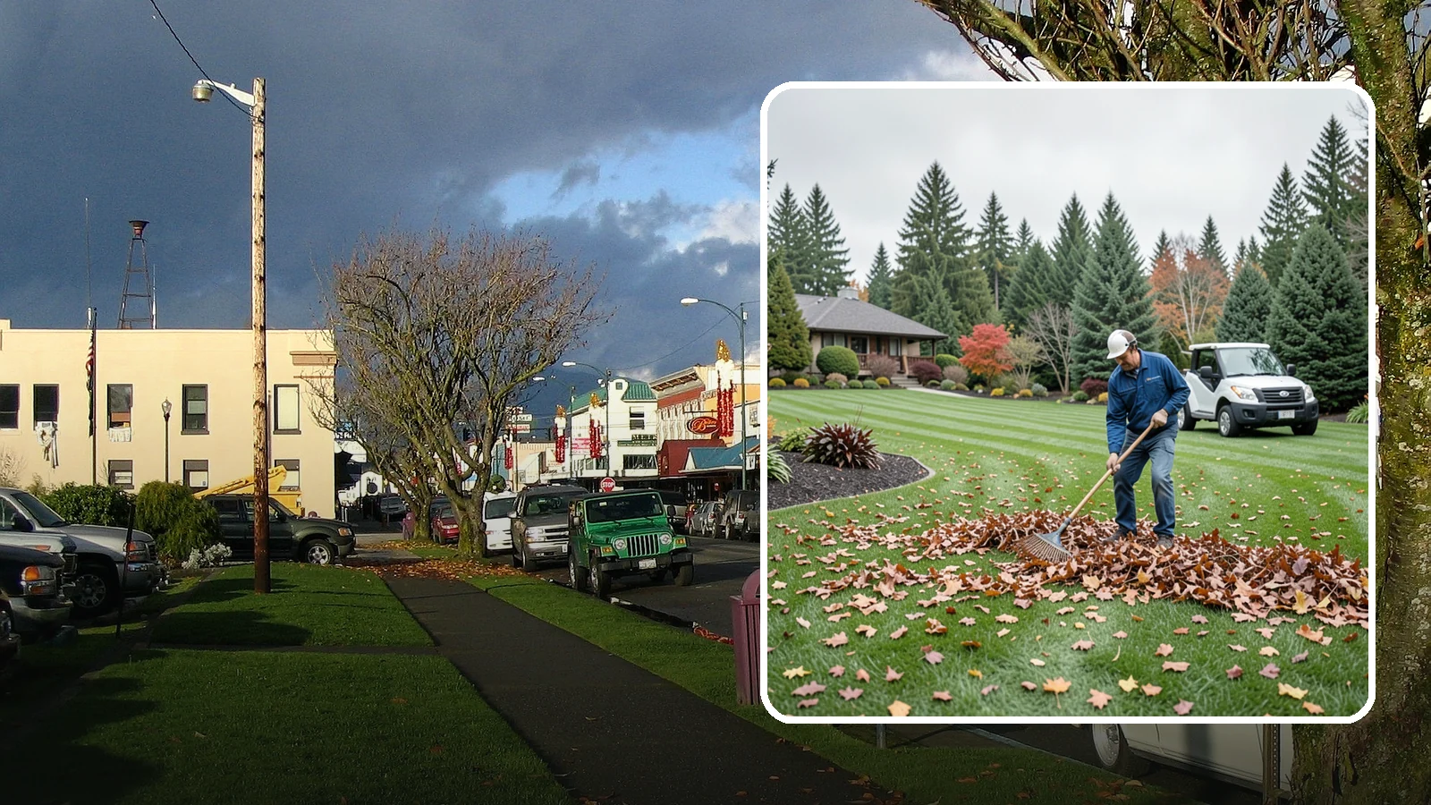 Fall Cleanup in Arlington, Snohomish County, WA - A comprehensive fall cleanup that clears leaves and debris and prepares your landscape for winter.
