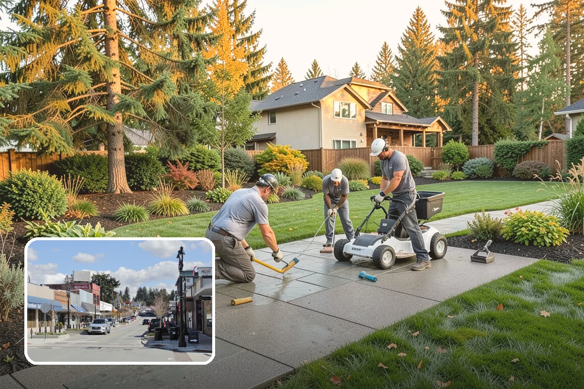 Fall Cleanup in Bothell, King County, WA - Removes smothering leaf drop
