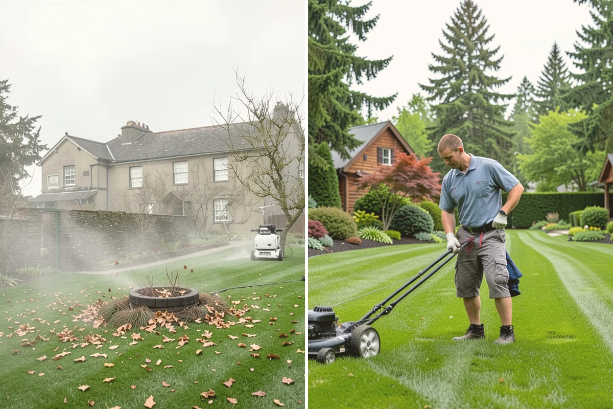 Fall Cleanup in Brier, Snohomish County, WA - Assess leaf drop and debris