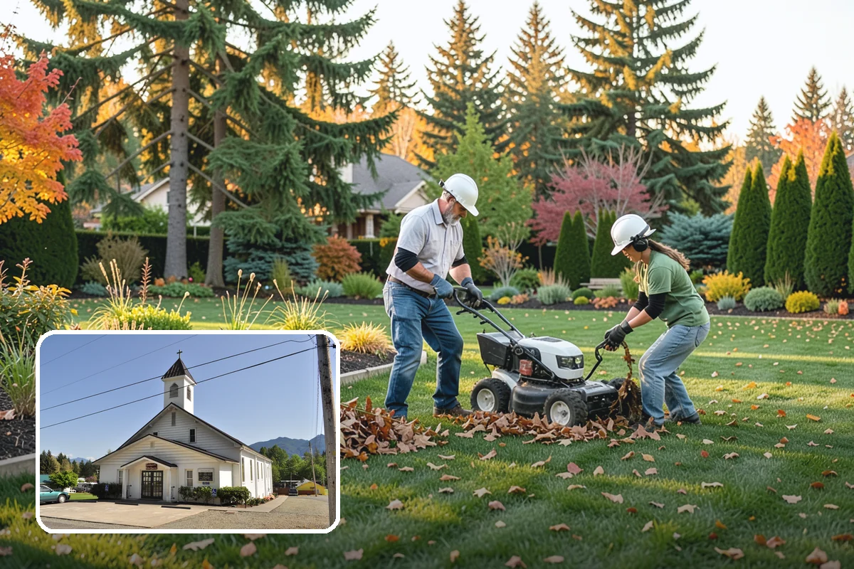 Fall Cleanup in Concrete, Skagit County, WA - Removes smothering leaf drop