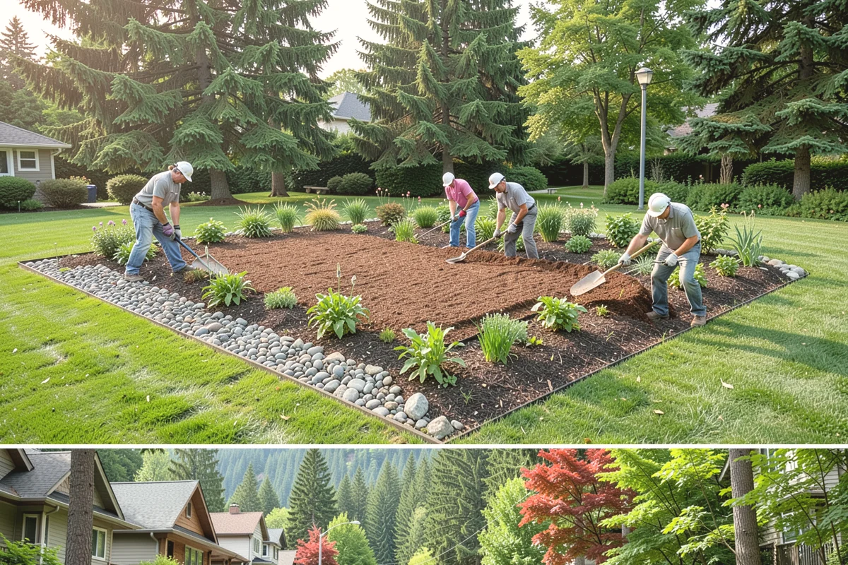 Fall Cleanup in Darrington, Snohomish County, WA - Done in fall, often in one or more passes as leaves drop.