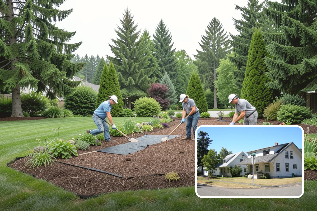 Fall Cleanup in DuPont, Pierce County, WA - Removes smothering leaf drop