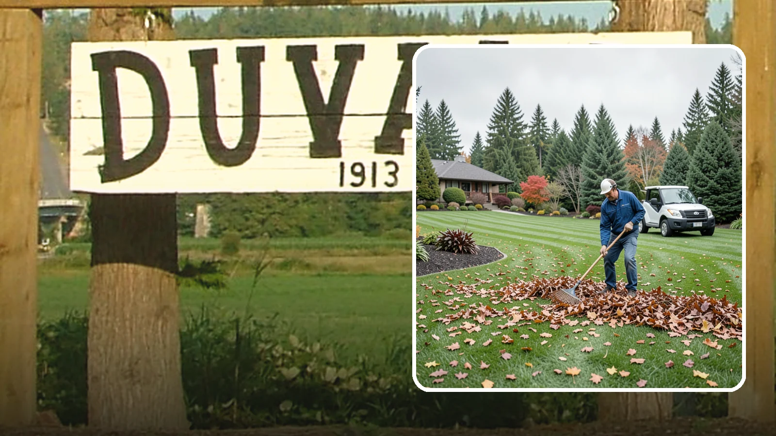 Fall Cleanup in Duvall, King County, WA - A comprehensive fall cleanup that clears leaves and debris and prepares your landscape for winter.