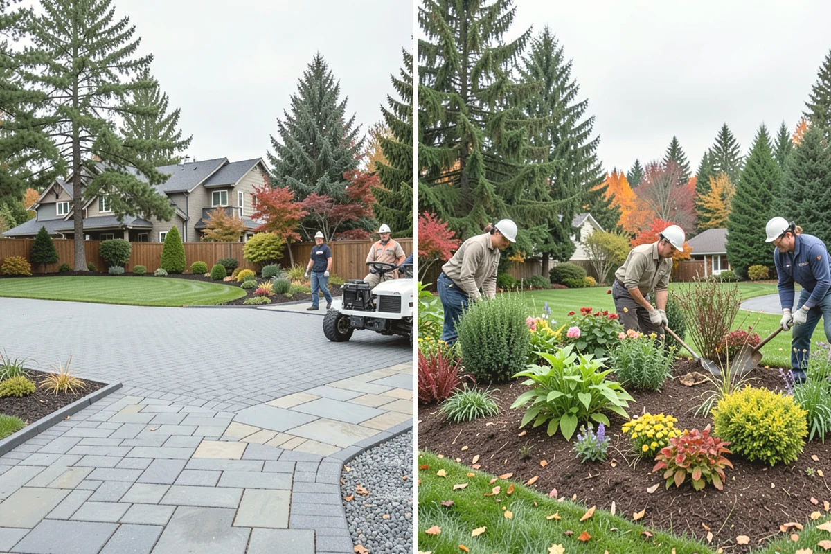 Fall Cleanup in Duvall, King County, WA - Assess leaf drop and debris