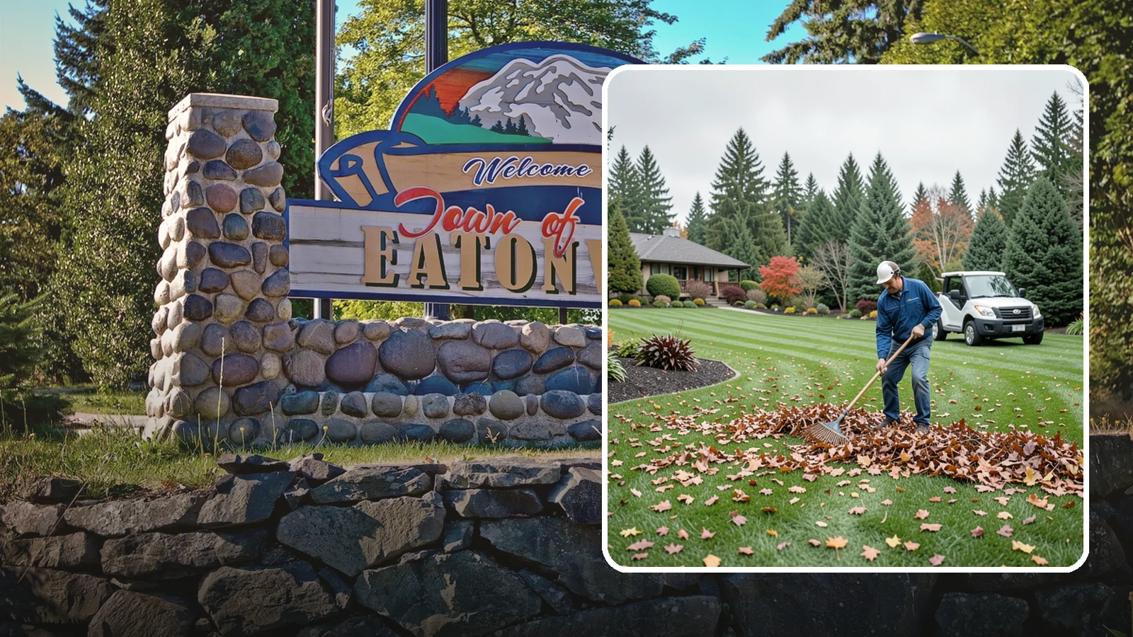 Fall Cleanup in Eatonville, Pierce County, WA - A comprehensive fall cleanup that clears leaves and debris and prepares your landscape for winter.