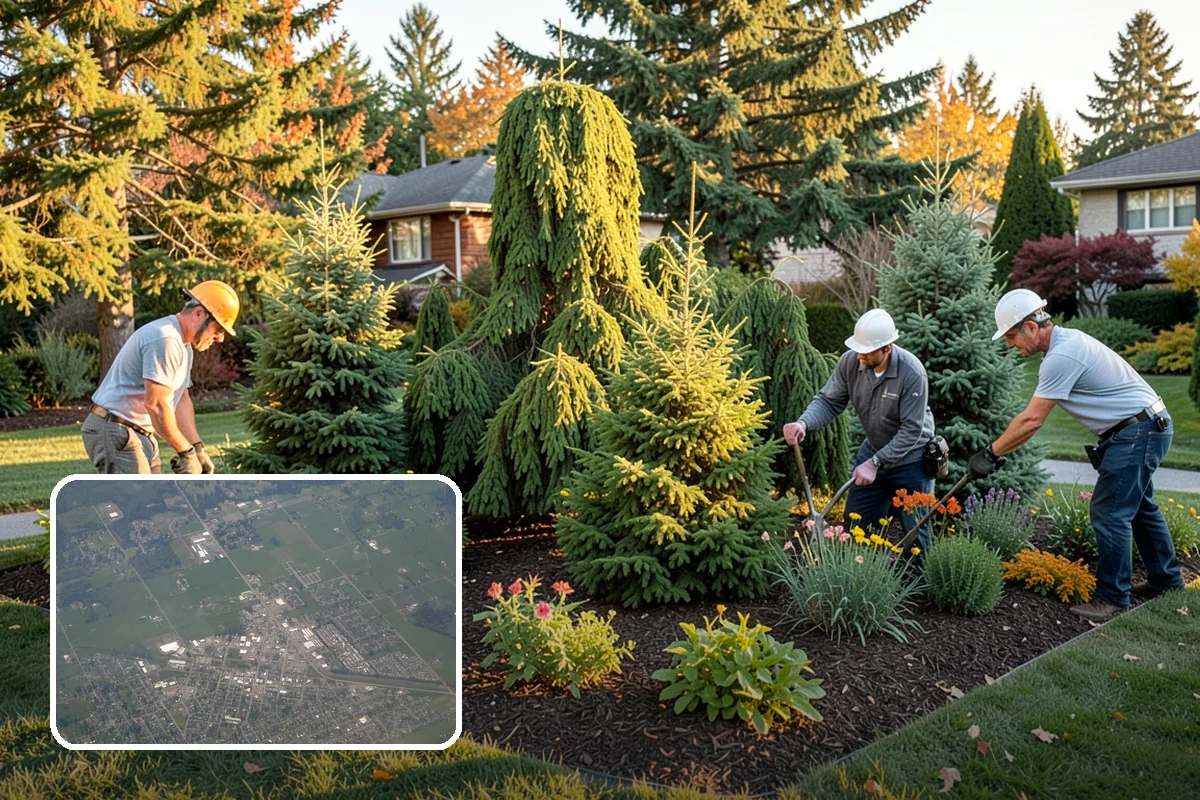 Fall Cleanup in Enumclaw, King County, WA - Removes smothering leaf drop