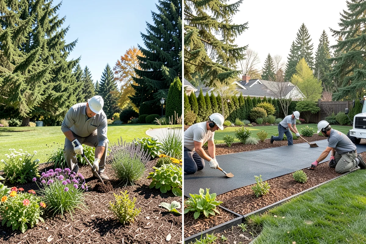 Fall Cleanup in Enumclaw, King County, WA - Assess leaf drop and debris