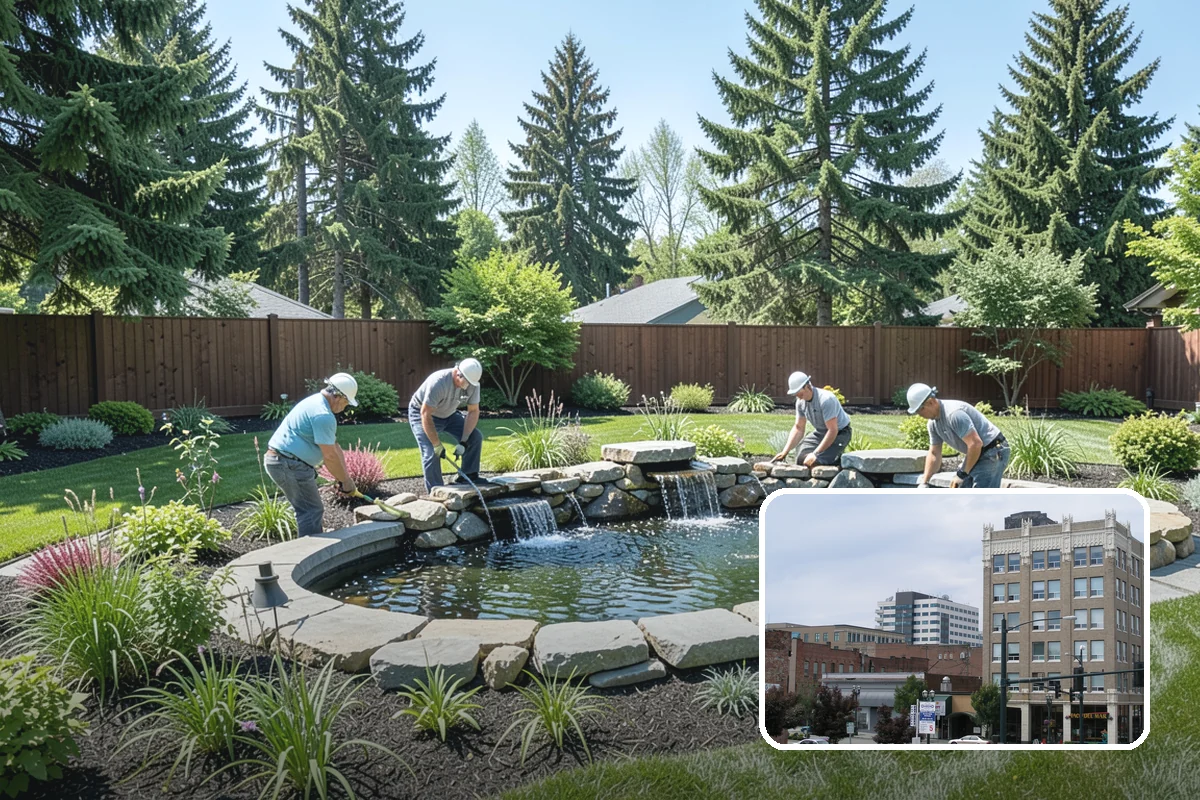 Fall Cleanup in Everett, Snohomish County, WA - Removes smothering leaf drop