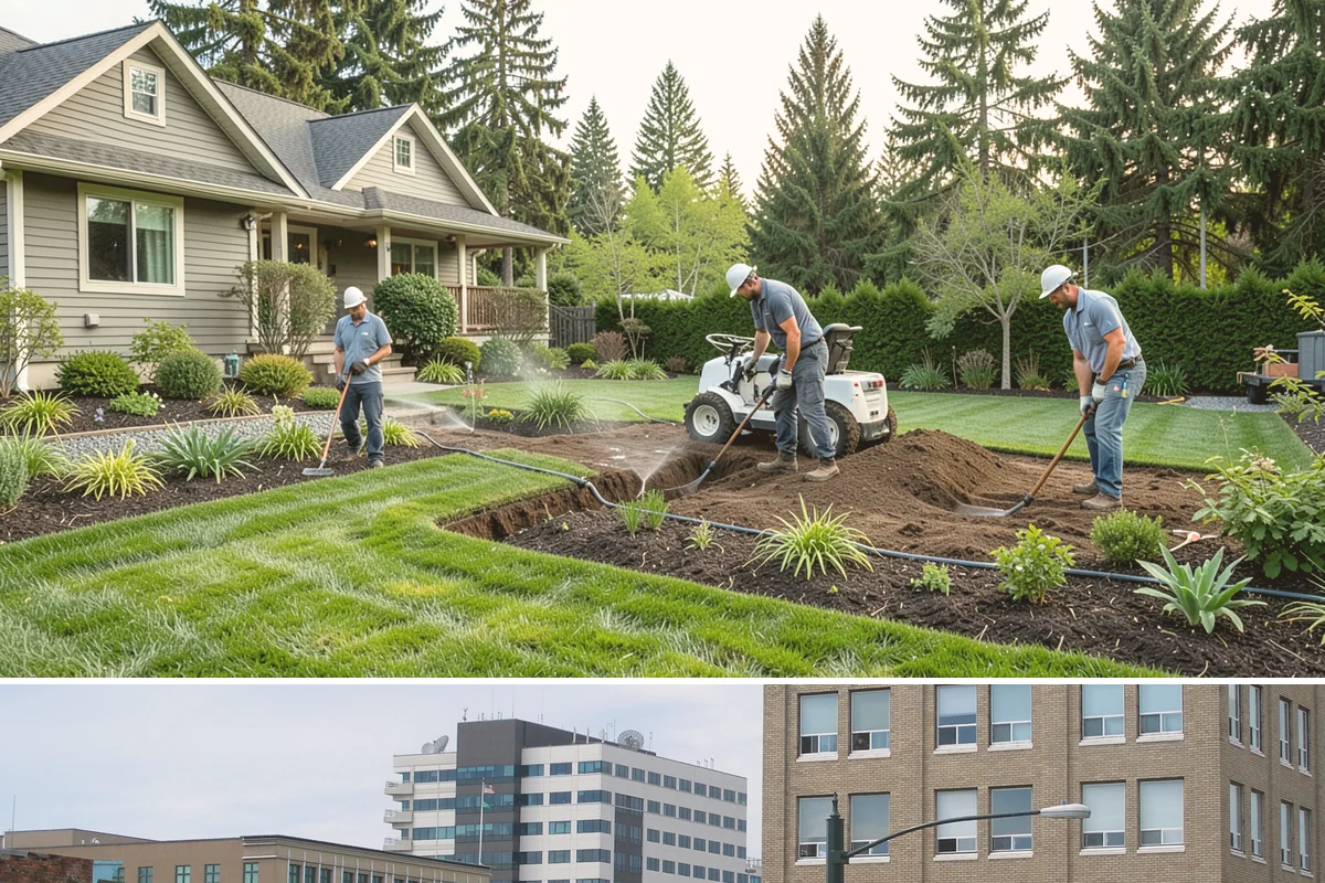 Fall Cleanup in Everett, Snohomish County, WA - Done in fall, often in one or more passes as leaves drop.