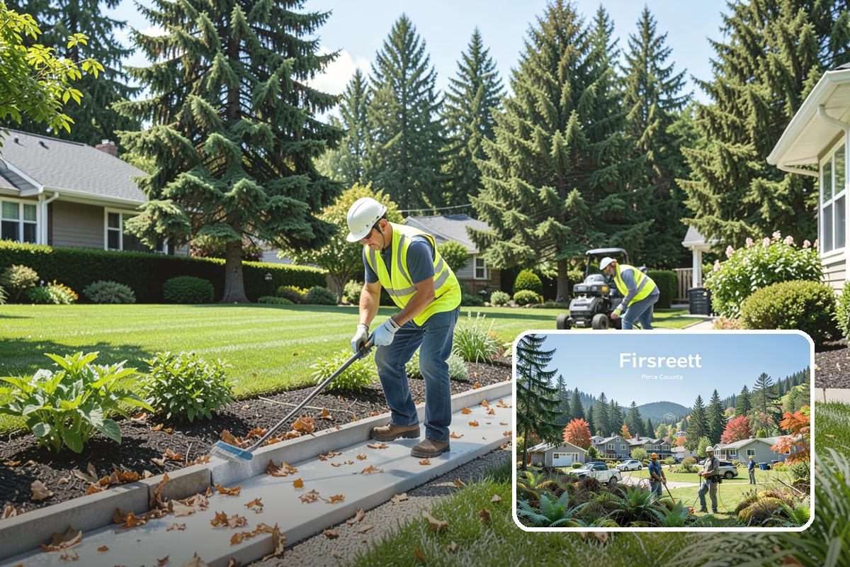 Fall Cleanup in Fircrest, Pierce County, WA - Removes smothering leaf drop