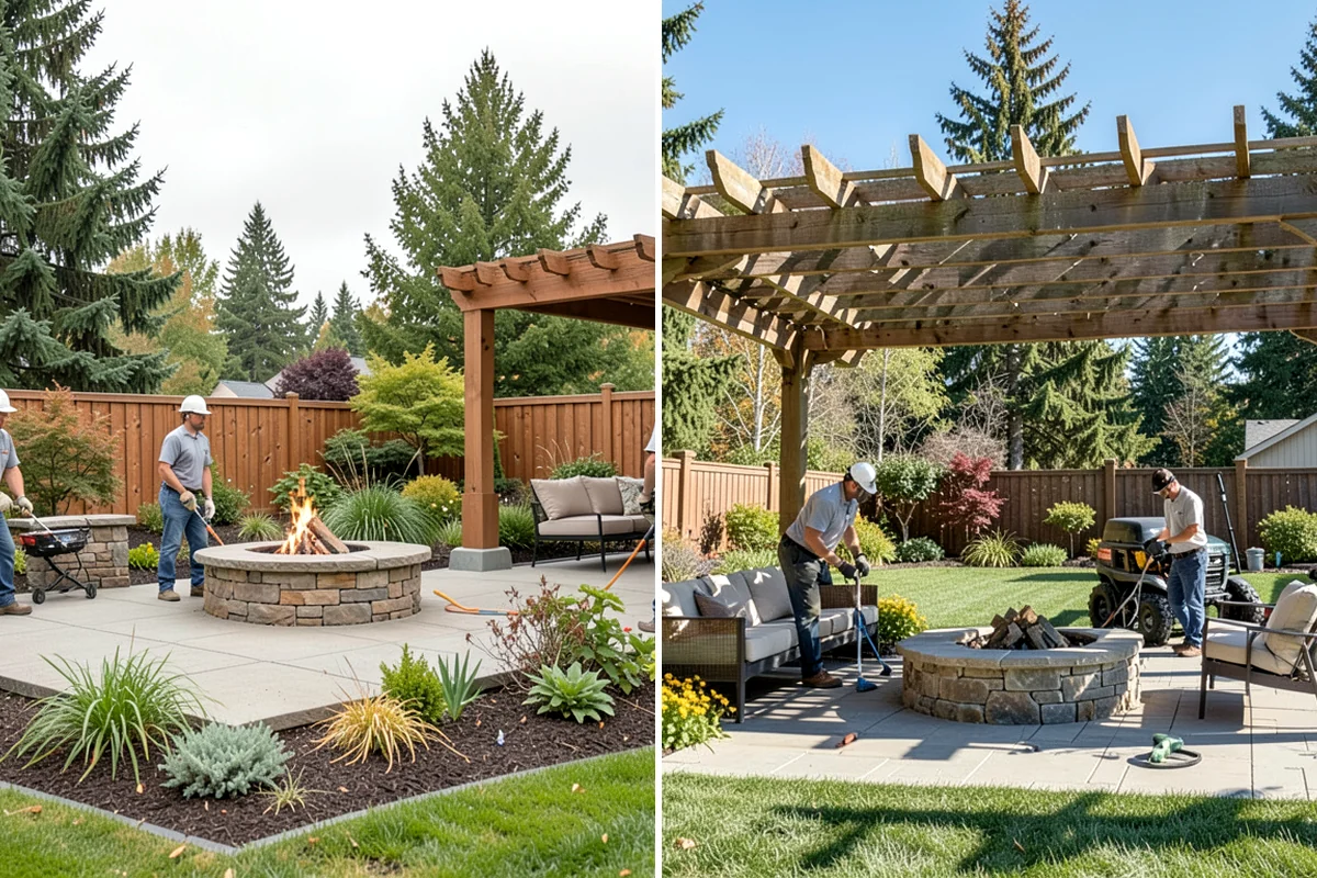 Fall Cleanup in Gig Harbor, Pierce County, WA - Assess leaf drop and debris