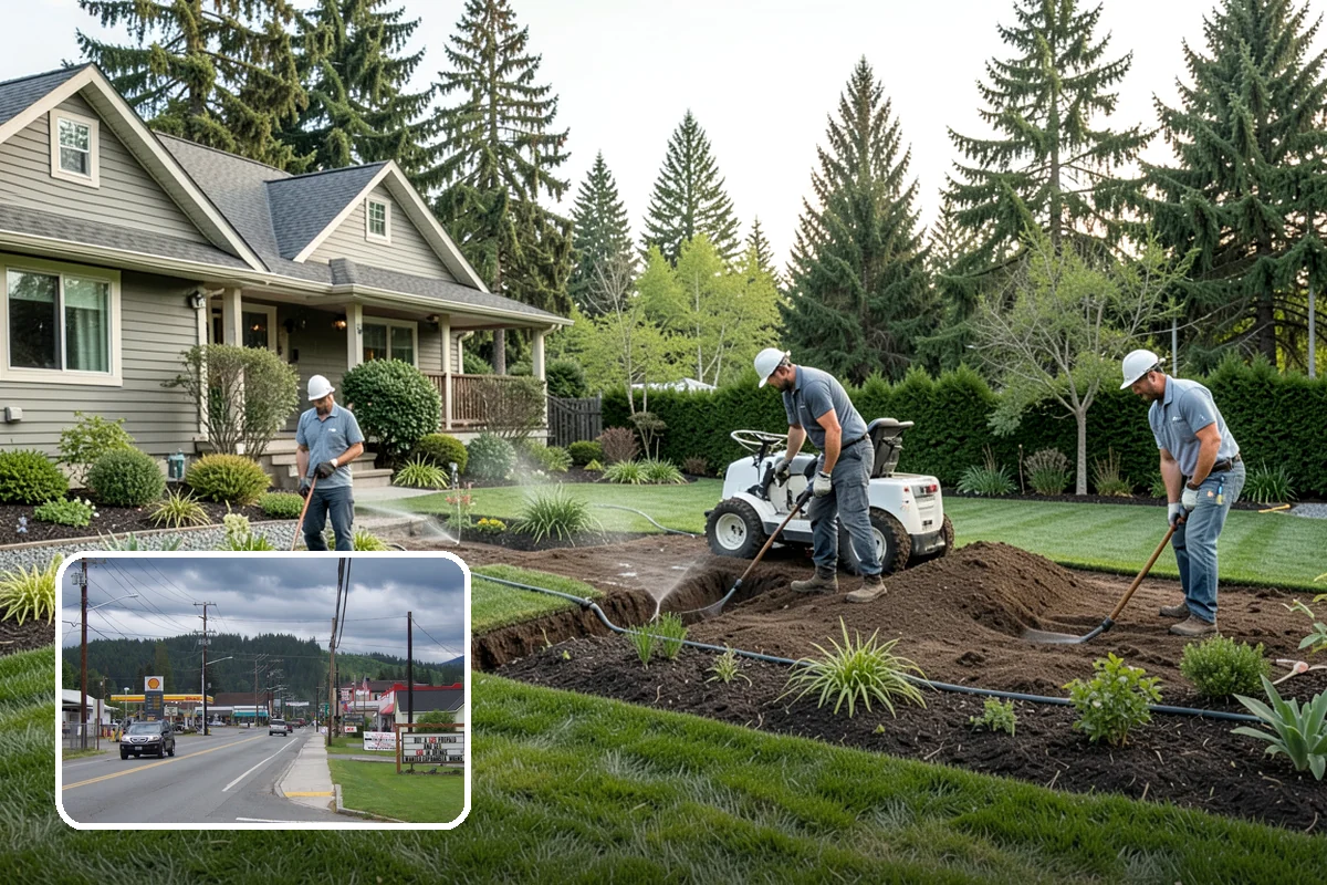 Fall Cleanup in Granite Falls, Snohomish County, WA - Removes smothering leaf drop