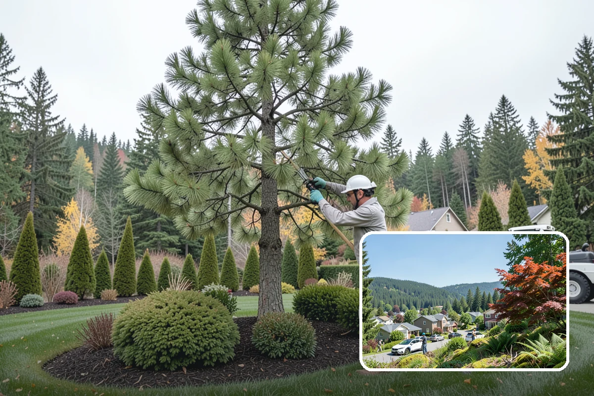Fall Cleanup in Index, Snohomish County, WA - Removes smothering leaf drop