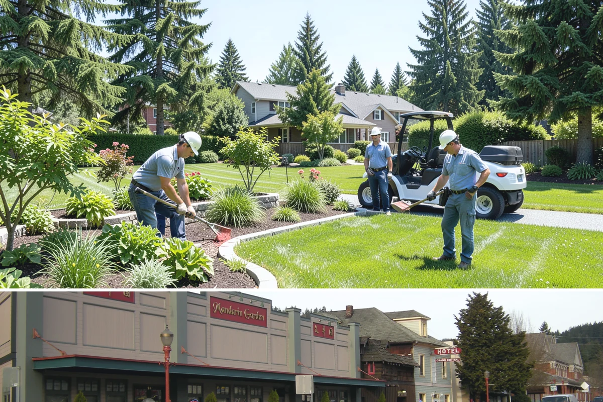 Fall Cleanup in Issaquah, King County, WA - Done in fall, often in one or more passes as leaves drop.