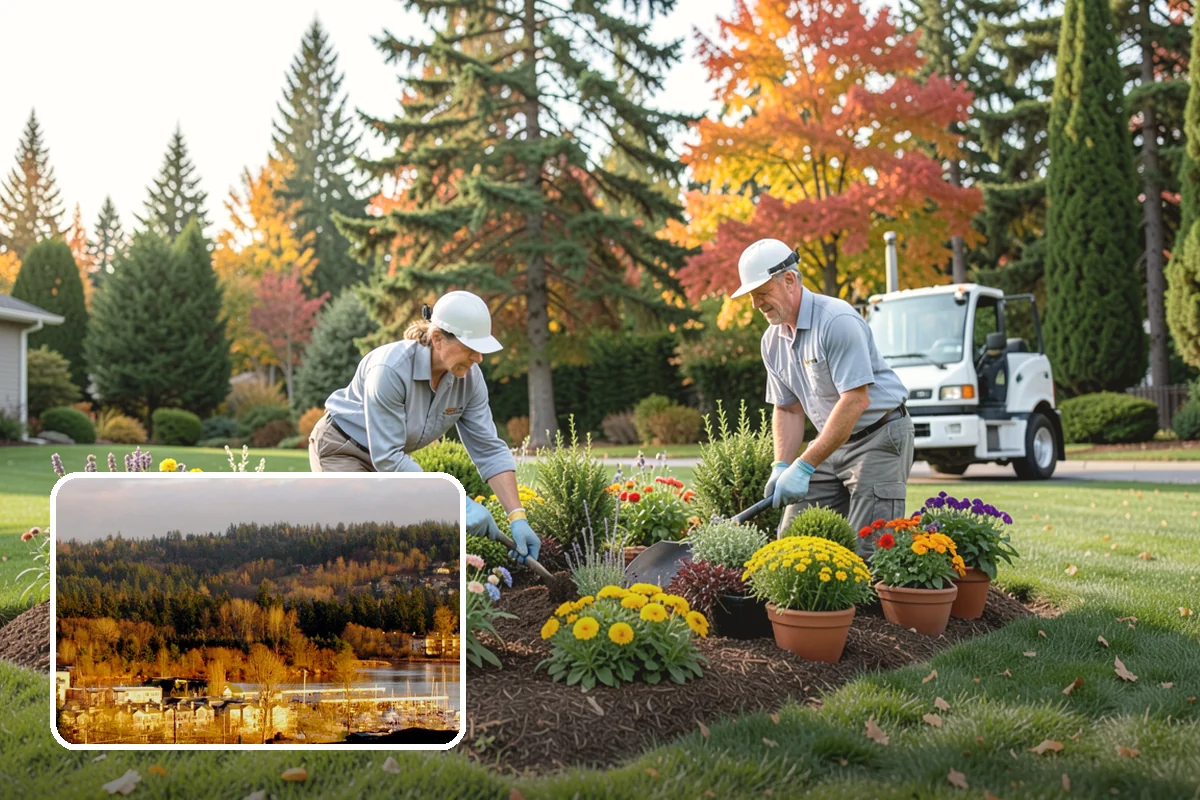 Fall Cleanup in Kenmore, King County, WA - Removes smothering leaf drop