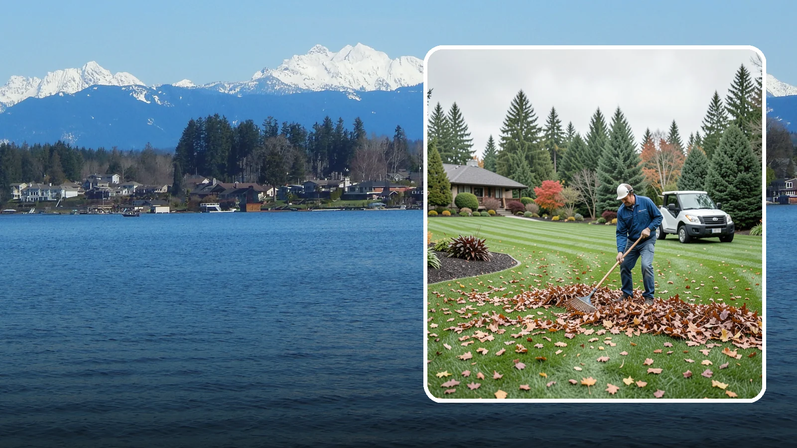 Fall Cleanup in Lake Stevens, Snohomish County, WA - A comprehensive fall cleanup that clears leaves and debris and prepares your landscape for winter.