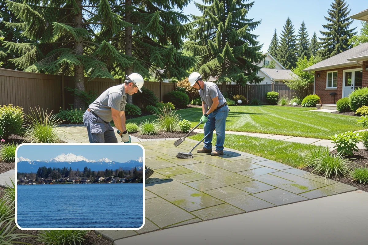 Fall Cleanup in Lake Stevens, Snohomish County, WA - Removes smothering leaf drop