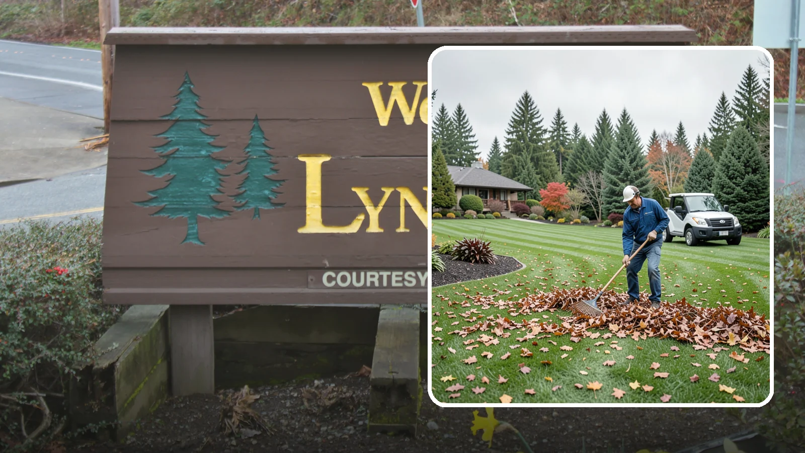 Fall Cleanup in Lynnwood, Snohomish County, WA - A comprehensive fall cleanup that clears leaves and debris and prepares your landscape for winter.