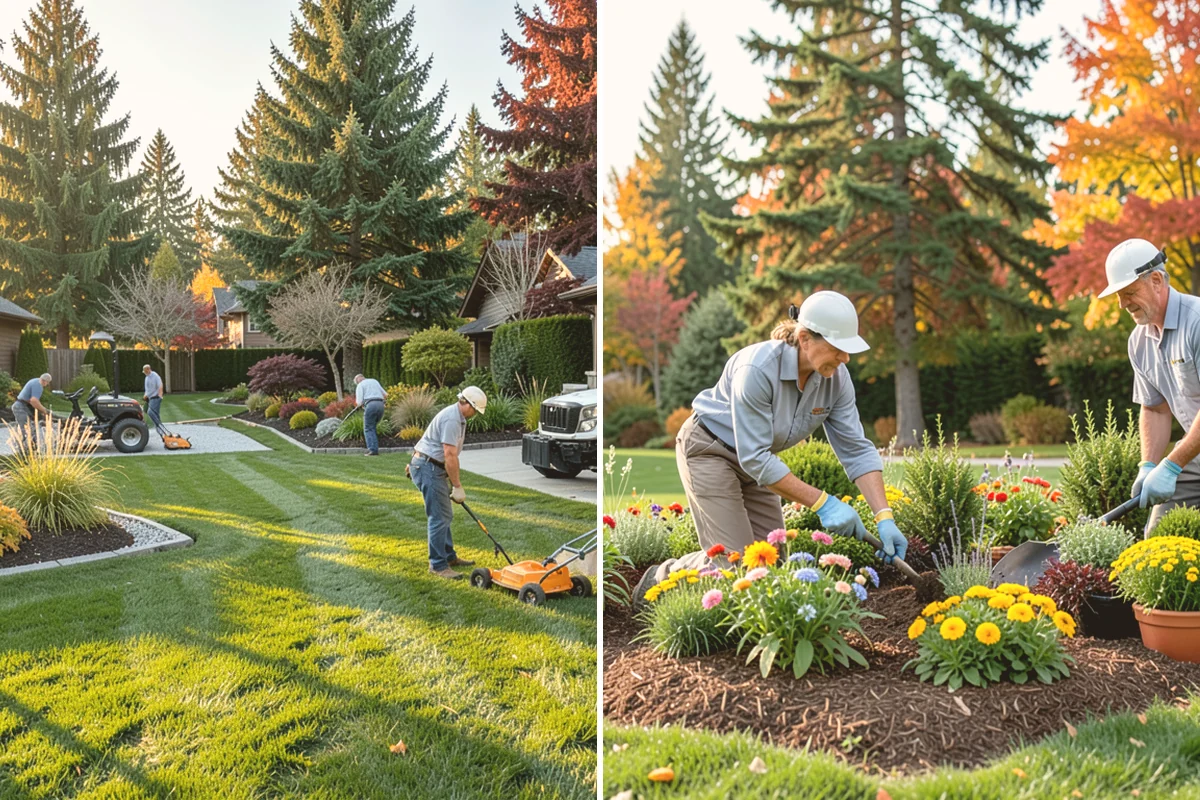 Fall Cleanup in Lynnwood, Snohomish County, WA - Assess leaf drop and debris