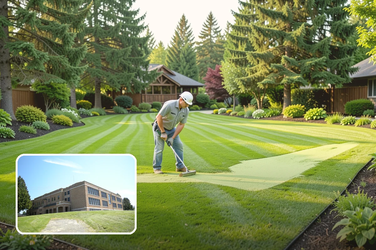 Fall Cleanup in Maple Valley, King County, WA - Removes smothering leaf drop