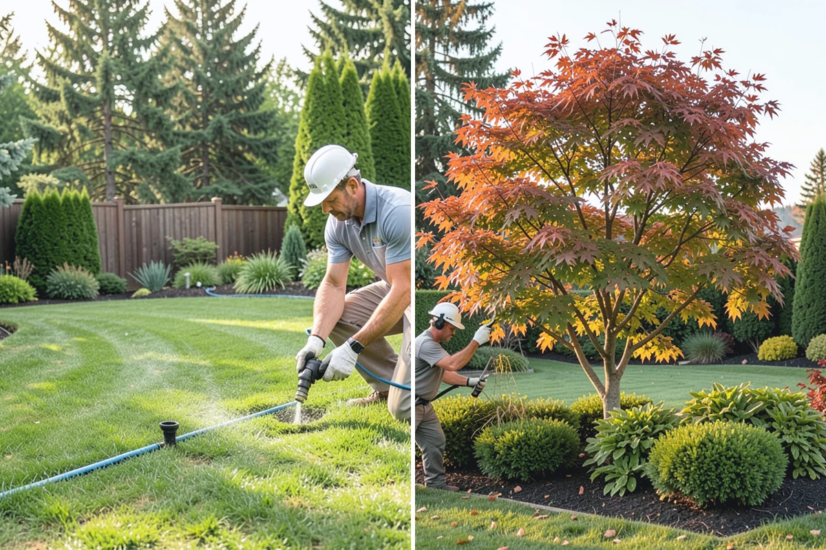 Fall Cleanup in Marysville, Snohomish County, WA - Assess leaf drop and debris