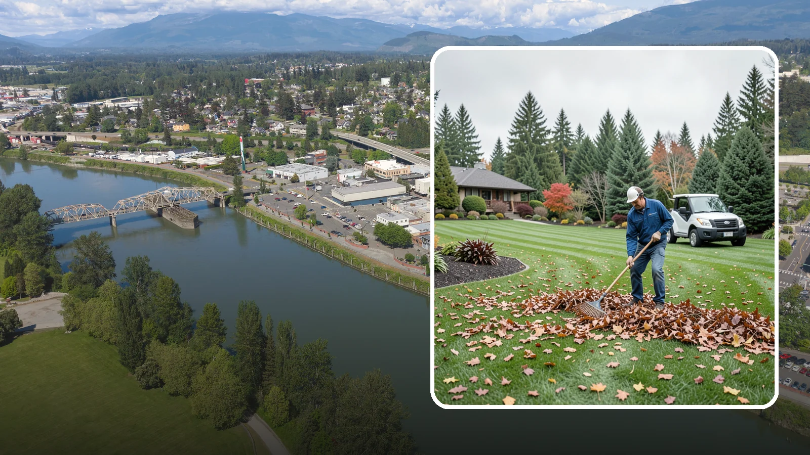Fall Cleanup in Mount Vernon, Skagit County, WA - A comprehensive fall cleanup that clears leaves and debris and prepares your landscape for winter.