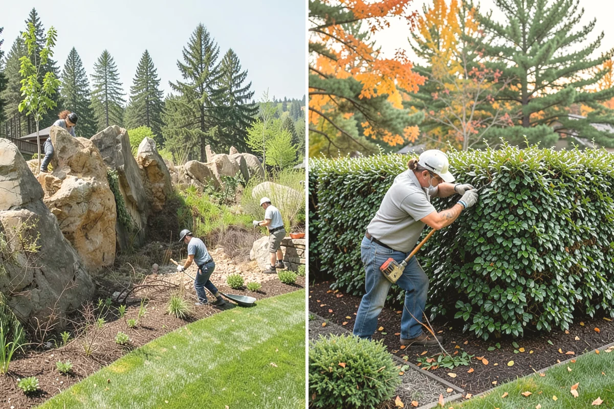 Fall Cleanup in Mountlake Terrace, Snohomish County, WA - Assess leaf drop and debris