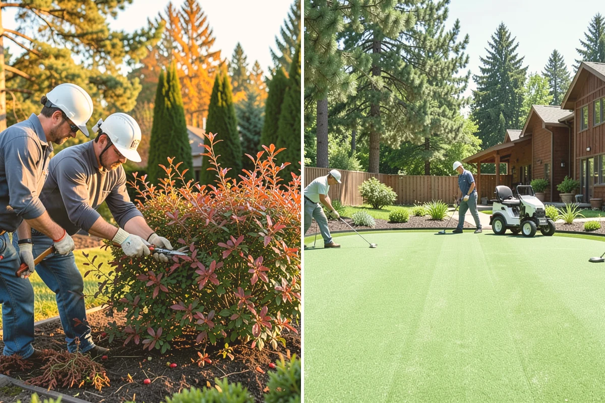 Fall Cleanup in Newcastle, King County, WA - Assess leaf drop and debris