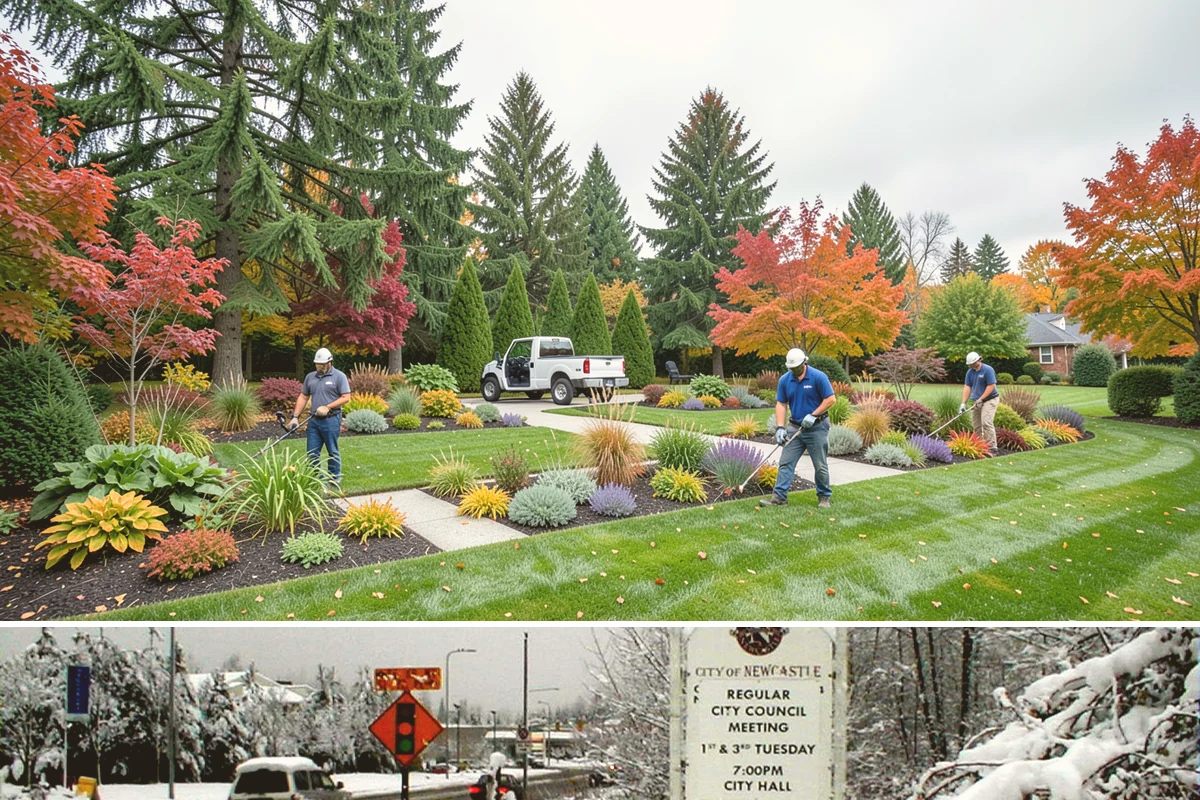 Fall Cleanup in Newcastle, King County, WA - Done in fall, often in one or more passes as leaves drop.