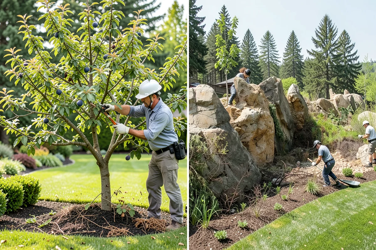 Fall Cleanup in Normandy Park, King County, WA - Assess leaf drop and debris